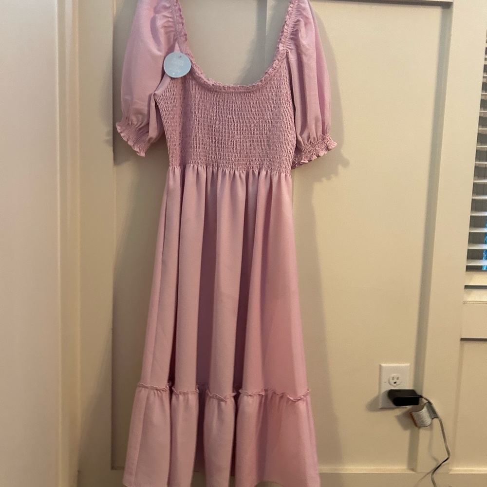 Hill House Louisa Nap Dress - Ballerina Pink Crepe